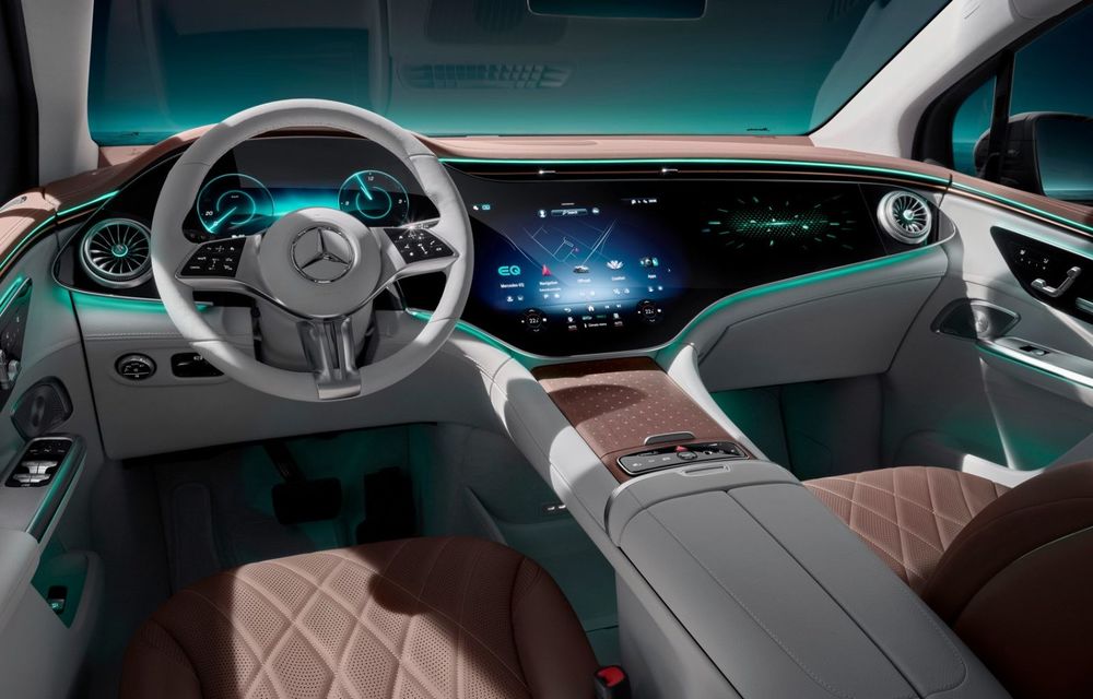 OFICIAL: Acesta este interiorul viitorului Mercedes-Benz EQE SUV - Poza 1