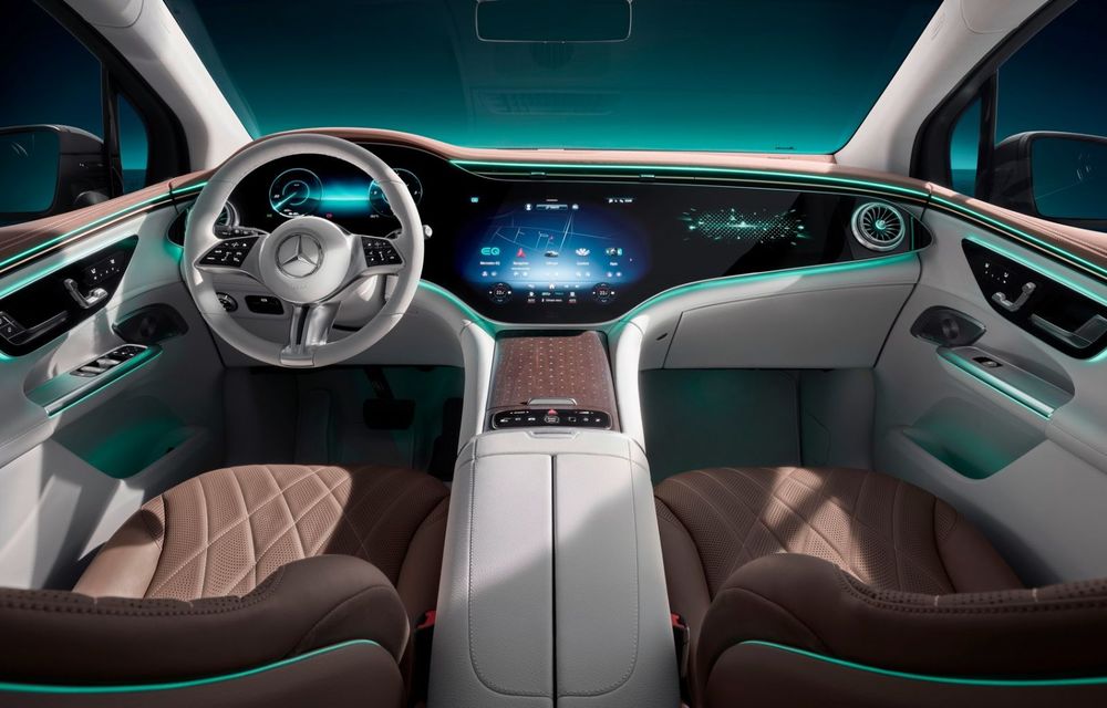 OFICIAL: Acesta este interiorul viitorului Mercedes-Benz EQE SUV - Poza 2