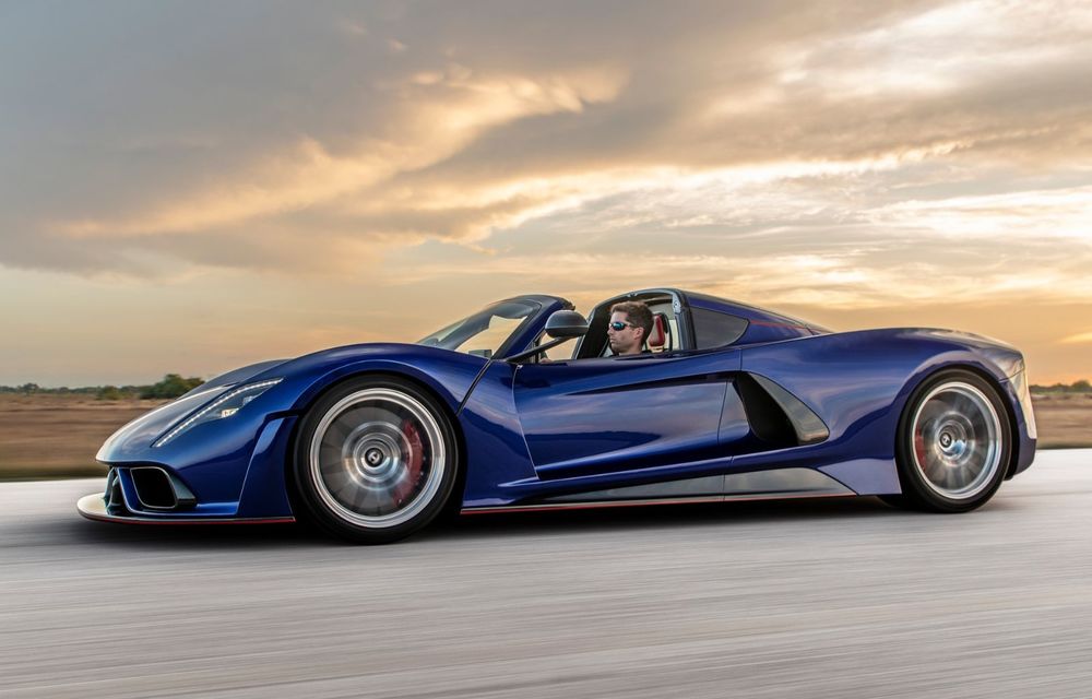Hennessey prezintă noul Venom F5 Roadster: o decapotabilă cu 1.842 de cai putere - Poza 4