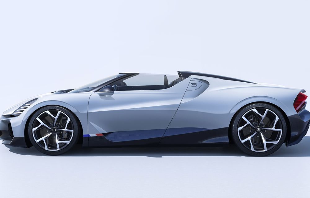 Acesta este noul Bugatti W16 Mistral, ultimul model cu motor W16: 1600 de cai putere și preț de 5 milioane de euro - Poza 12