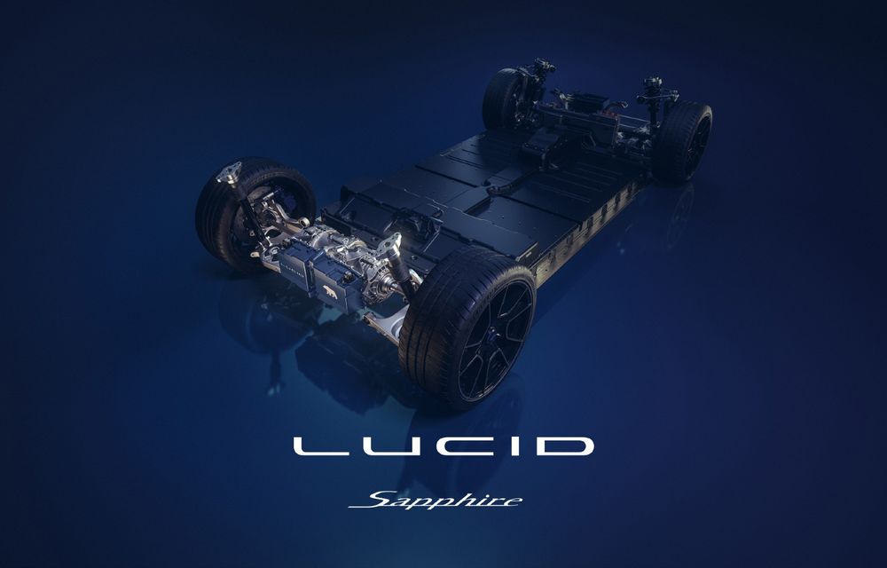 Acesta este noul Lucid Air Sapphire, cel mai puternic sedan electric din lume: peste 1200 de cai putere - Poza 37