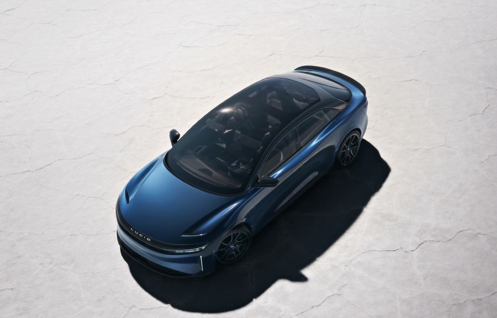 Acesta este noul Lucid Air Sapphire, cel mai puternic sedan electric din lume: peste 1200 de cai putere - Poza 10