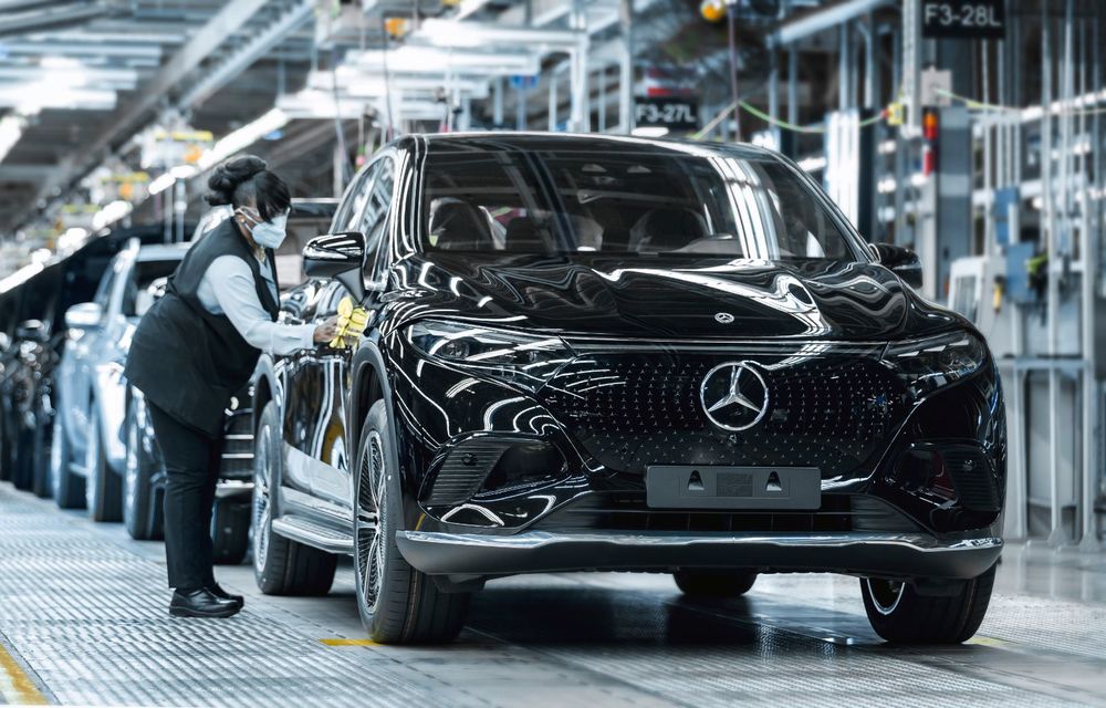 Noul Mercedes-Benz EQS SUV a intrat în producție. Este asamblat în SUA - Poza 2
