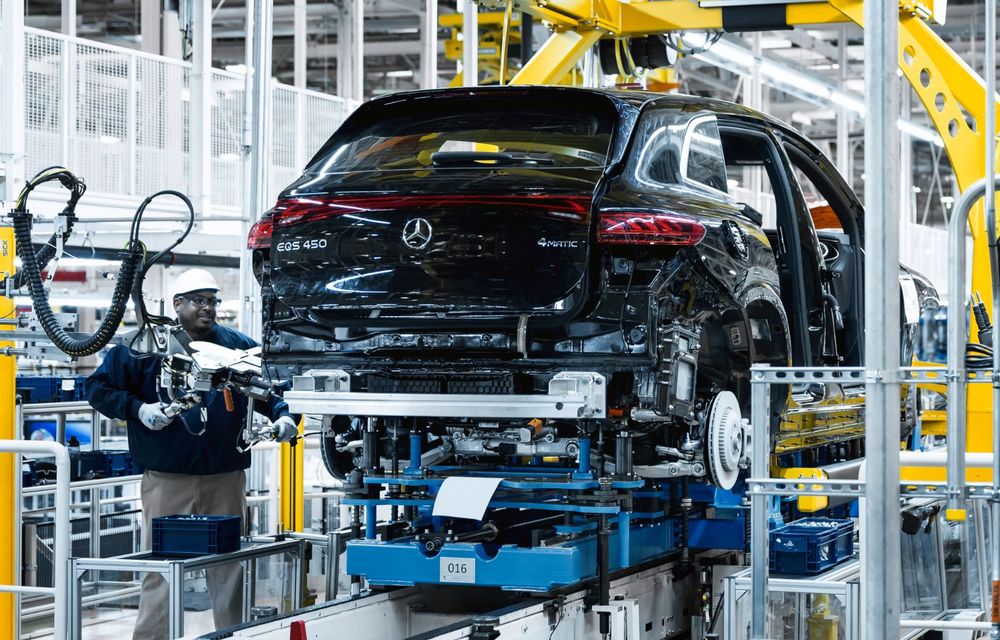 Noul Mercedes-Benz EQS SUV a intrat în producție. Este asamblat în SUA - Poza 3