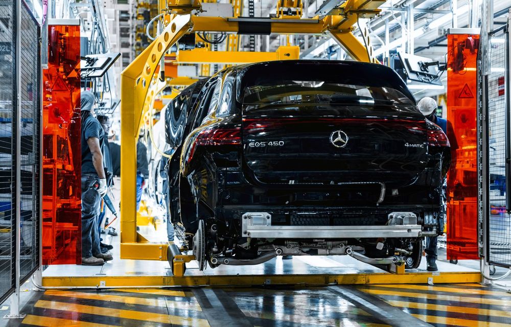 Noul Mercedes-Benz EQS SUV a intrat în producție. Este asamblat în SUA - Poza 1