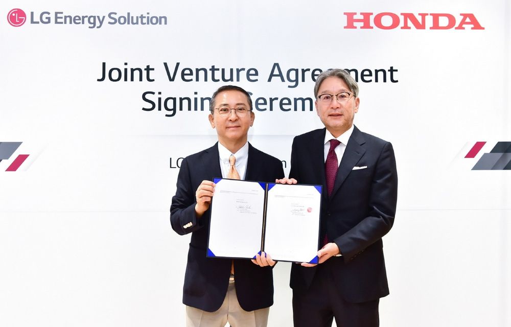 Honda încheie un parteneriat cu LG pentru construirea unei fabrici de baterii în SUA - Poza 2
