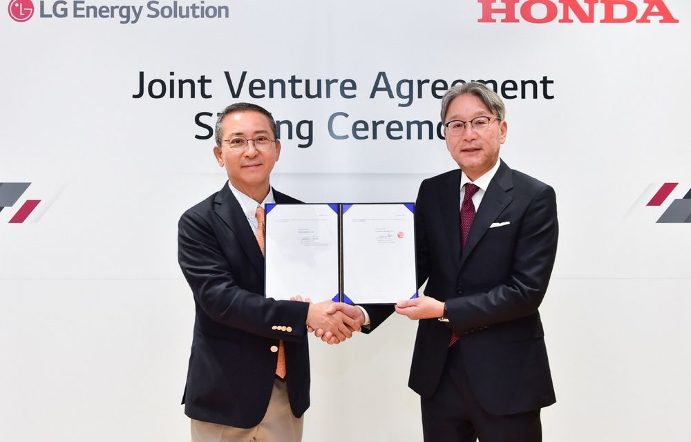 Honda încheie un parteneriat cu LG pentru construirea unei fabrici de baterii în SUA - Poza 3