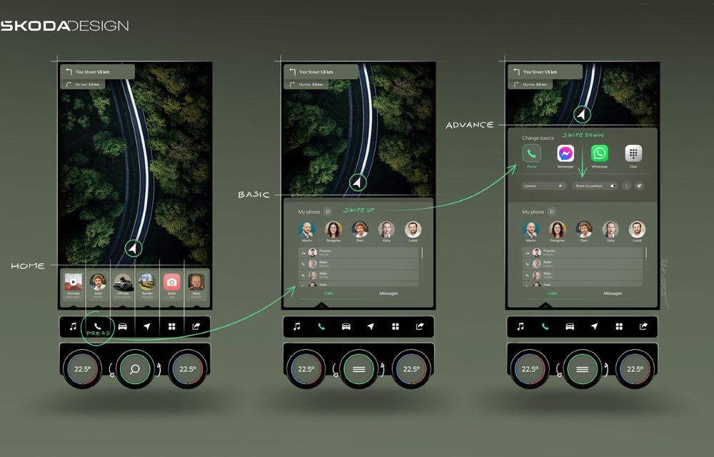 Conceptul Skoda Vision 7S dezvăluie noul limbaj de design al mărcii - Poza 60