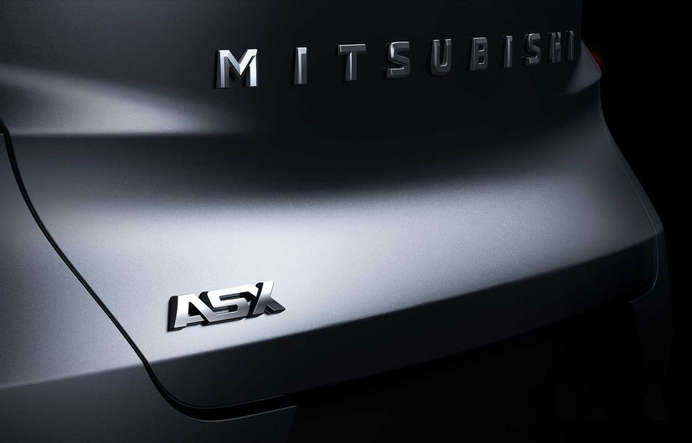 O nouă imagine cu viitorul Mitsubishi ASX, așteptat să debuteze în 20 septembrie - Poza 1