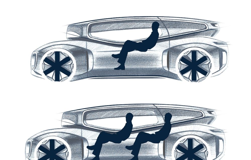 Volkswagen prezintă conceptul autonom Gen. Travel. Interior modular și uși gullwing - Poza 25