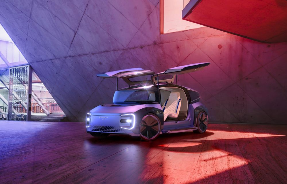 Volkswagen prezintă conceptul autonom Gen. Travel. Interior modular și uși gullwing - Poza 1