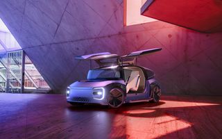 Volkswagen prezintă conceptul autonom Gen. Travel. Interior modular și uși gullwing