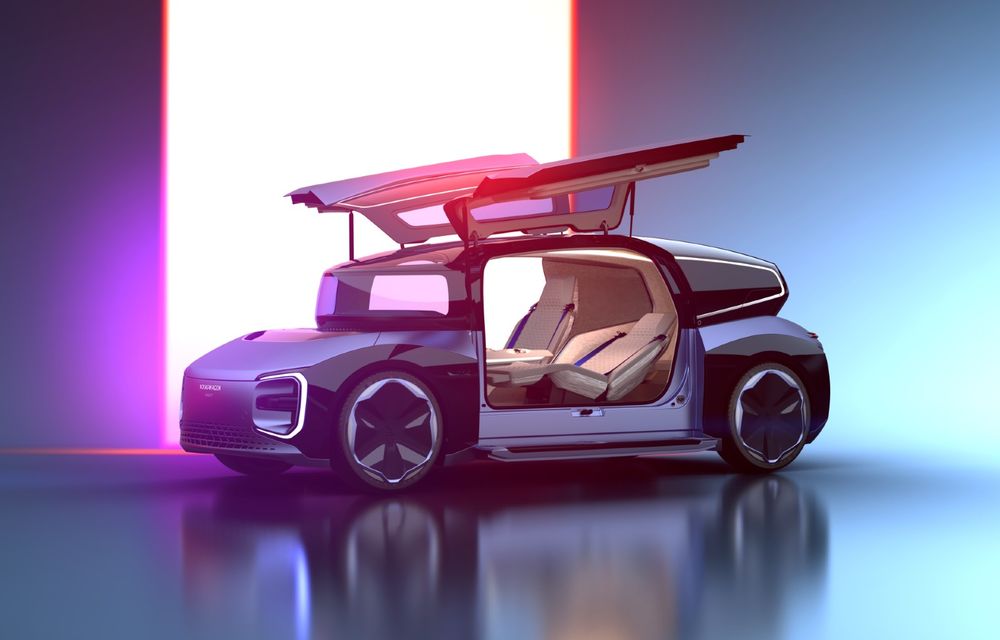 Volkswagen prezintă conceptul autonom Gen. Travel. Interior modular și uși gullwing - Poza 2