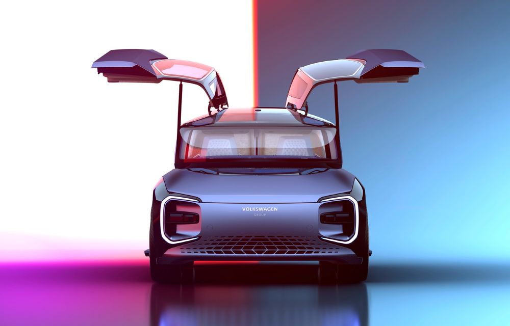Volkswagen prezintă conceptul autonom Gen. Travel. Interior modular și uși gullwing - Poza 11