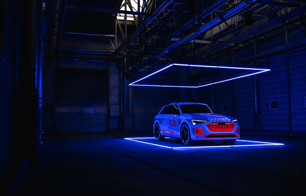 Primele imagini oficiale cu prototipul lui Audi e-tron facelift - Poza 6