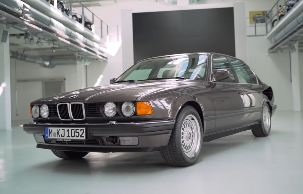 VIDEO: Cum arată un BMW Seria 7 din anii ’80 cu motor V16? - Poza 1