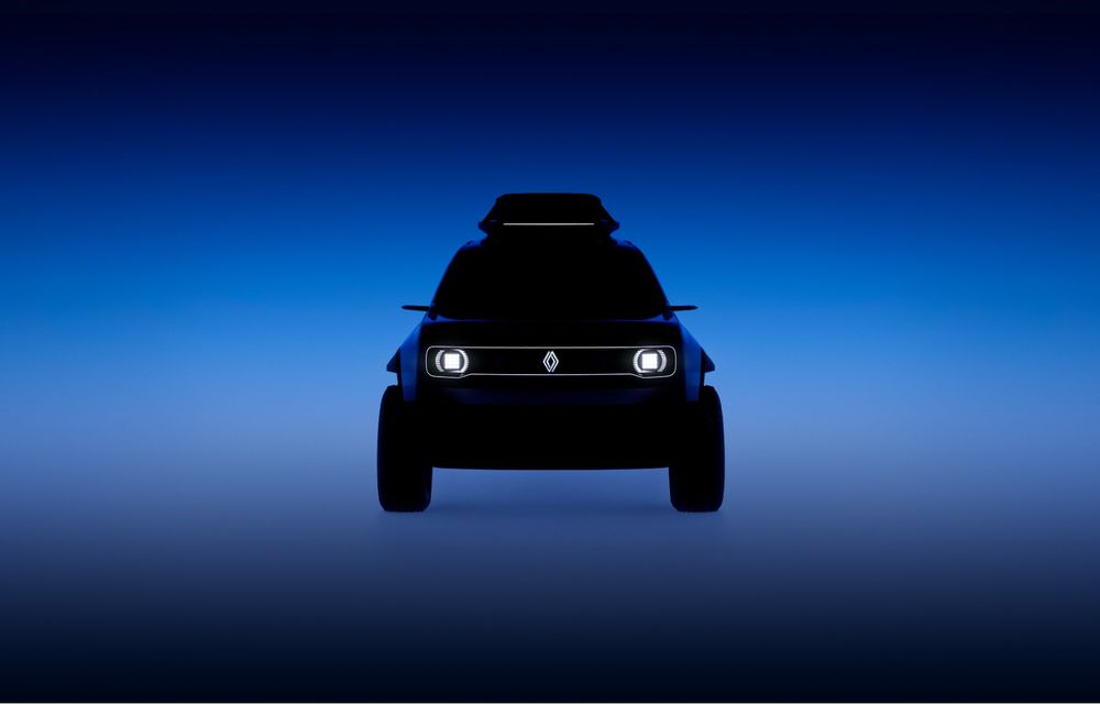 Prima imagine cu viitorul Renault 4 Concept. Se pregătește un viitor crossover electric - Poza 1