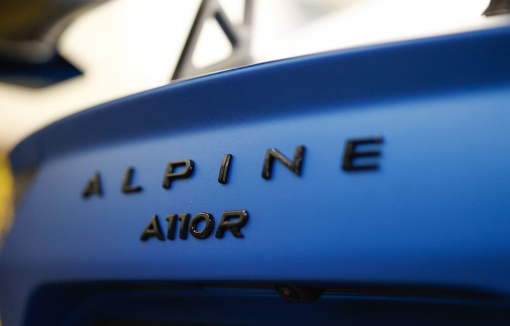 Acesta este noul Alpine A110 R: 300 de cai putere și 1.082 kilograme masă proprie - Poza 22