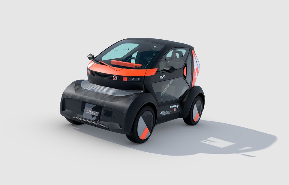 Renault prezintă un model electric de oraș al brandului Mobilize: Duo este înrudit cu Renault Twizy - Poza 2