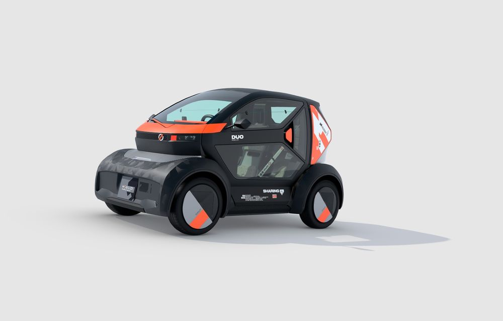 Renault prezintă un model electric de oraș al brandului Mobilize: Duo este înrudit cu Renault Twizy - Poza 3