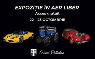 Țiriac Collection organizează o expoziție în aer liber, în perioada 22-23 octombrie. Accesul este gratuit