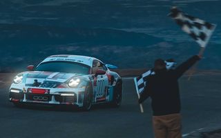 Porsche 911 Turbo S, record pentru mașinile de serie pe celebra urcare de la Pikes Peak
