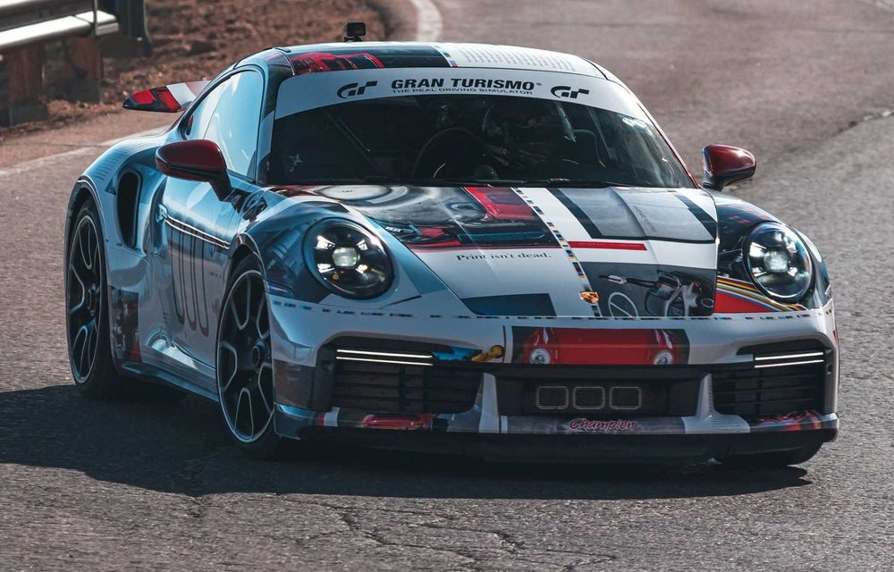 Porsche 911 Turbo S, record pentru mașinile de serie pe celebra urcare de la Pikes Peak - Poza 11