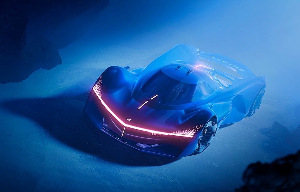 Alpine prezintă conceptul Alpenglow, un supercar din viitor cu motor pe bază de hidrogen - Poza 2