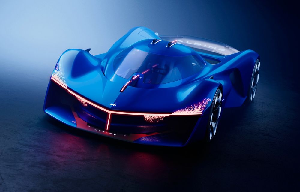 Alpine prezintă conceptul Alpenglow, un supercar din viitor cu motor pe bază de hidrogen - Poza 3