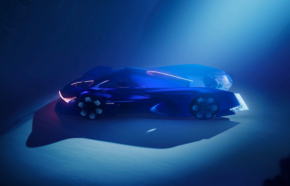Alpine prezintă conceptul Alpenglow, un supercar din viitor cu motor pe bază de hidrogen - Poza 7