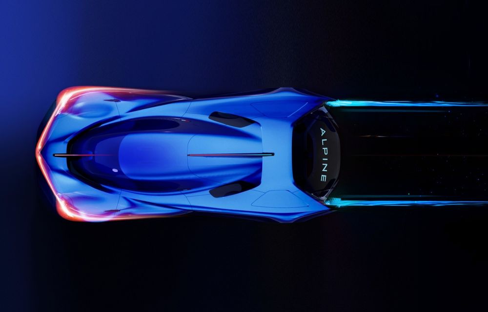 Alpine prezintă conceptul Alpenglow, un supercar din viitor cu motor pe bază de hidrogen - Poza 15