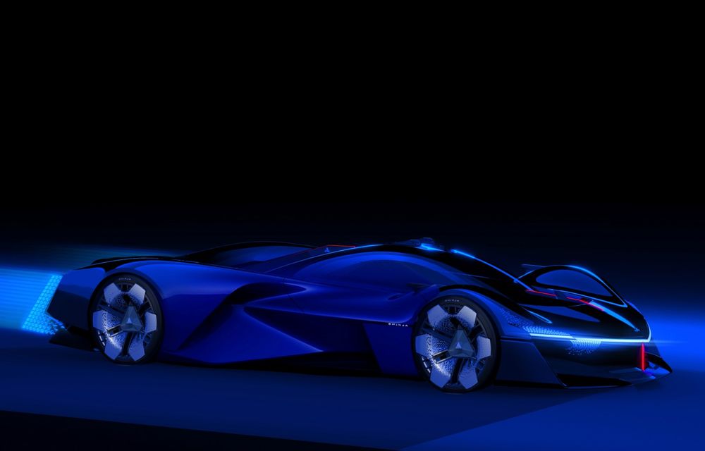 Alpine prezintă conceptul Alpenglow, un supercar din viitor cu motor pe bază de hidrogen - Poza 17