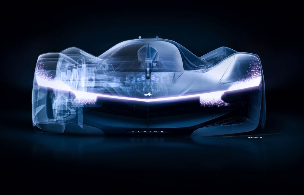 Alpine prezintă conceptul Alpenglow, un supercar din viitor cu motor pe bază de hidrogen - Poza 18