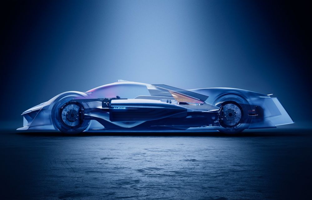 Alpine prezintă conceptul Alpenglow, un supercar din viitor cu motor pe bază de hidrogen - Poza 27