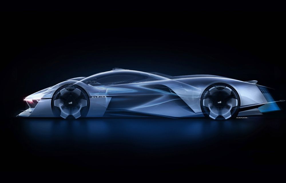 Alpine prezintă conceptul Alpenglow, un supercar din viitor cu motor pe bază de hidrogen - Poza 30
