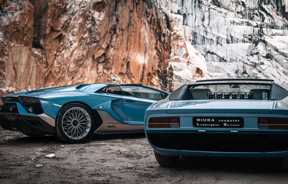 Ultimul Lamborghini Aventador este un omagiu adus unicatului Miura Roadster - Poza 11