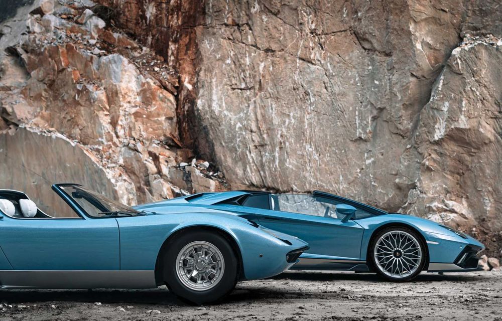 Ultimul Lamborghini Aventador este un omagiu adus unicatului Miura Roadster - Poza 12