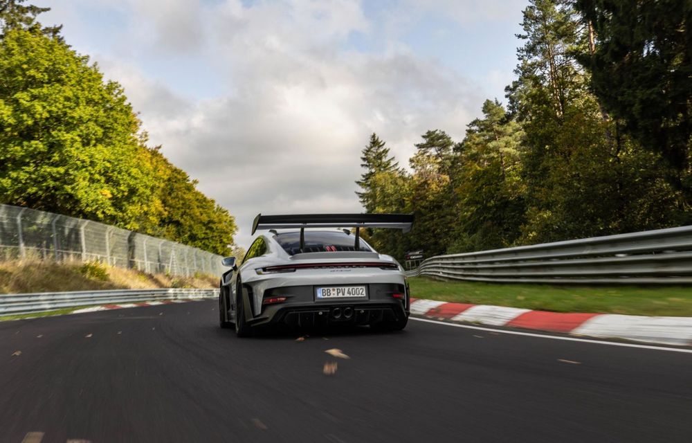 Noul Porsche 911 GT3 RS, mai rapid cu peste 10 secunde decât 911 GT3 pe Nurburgring - Poza 6