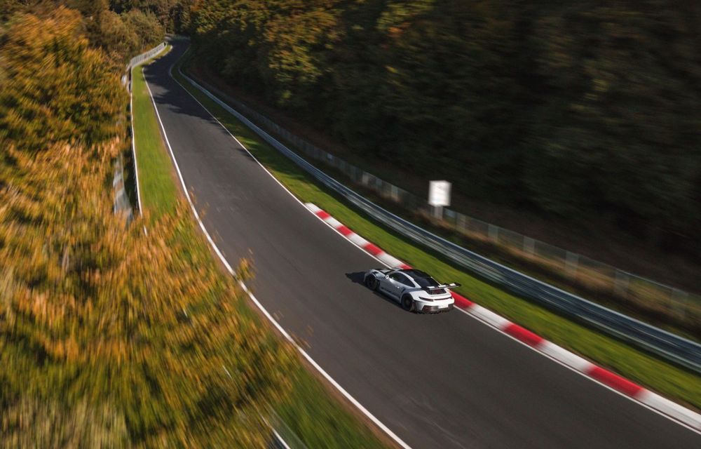 Noul Porsche 911 GT3 RS, mai rapid cu peste 10 secunde decât 911 GT3 pe Nurburgring - Poza 8