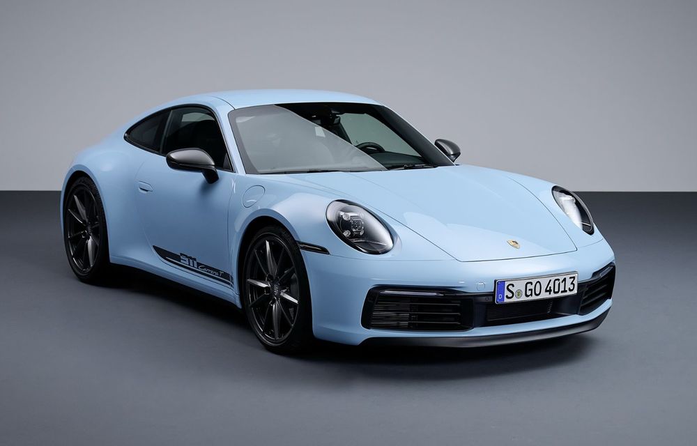 Un Porsche 911 pentru puriști: noul 911 Carrera T debutează cu transmisie manuală - Poza 4