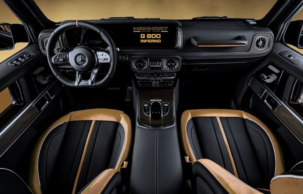 Mercedes-AMG G63 primește 809 CP și mult carbon de la Manhart - Poza 3