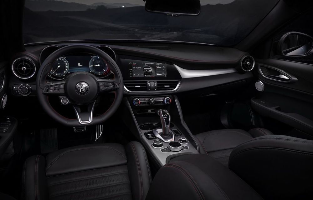 Alfa Romeo Giulia și Stelvio facelift: instrumentar de bord digital și ediție de lansare Competizione - Poza 16