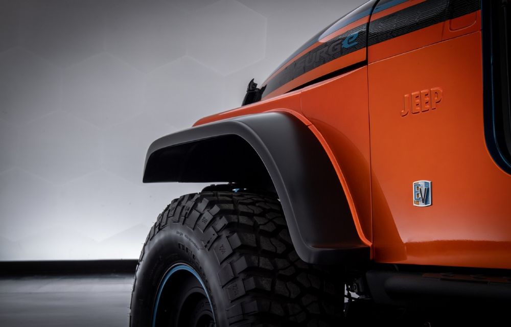 Celebrul Jeep CJ renaște sub forma unui concept electric de 272 CP - Poza 8