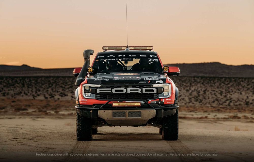 Ford dezvăluie o nouă versiune a lui Ranger Raptor pentru cursele de rally-raid - Poza 2