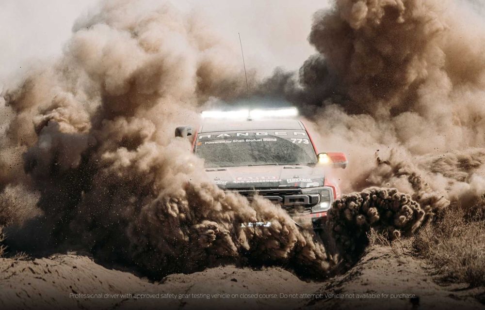 Ford dezvăluie o nouă versiune a lui Ranger Raptor pentru cursele de rally-raid - Poza 4