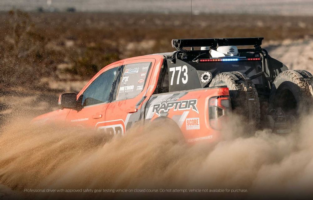 Ford dezvăluie o nouă versiune a lui Ranger Raptor pentru cursele de rally-raid - Poza 7