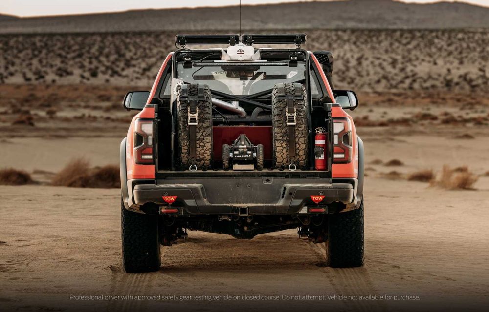 Ford dezvăluie o nouă versiune a lui Ranger Raptor pentru cursele de rally-raid - Poza 8