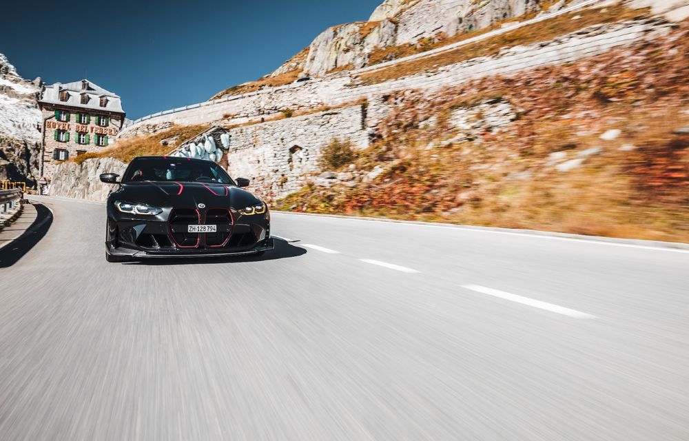 Întâlnire între tată și fiu: legendarele BMW M3 CSL și M4 CSL, față în față pe drumuri spectaculoase din Elveția - Poza 18