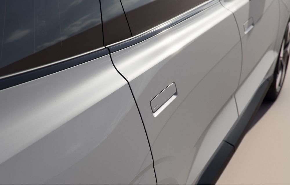 Primele imagini oficiale cu exteriorul lui Volvo EX90: va avea mânere ascunse în caroserie - Poza 2