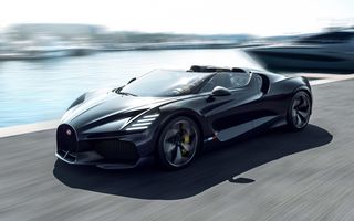 Bugatti: Viteza maximă a noului W16 Mistral depășește 420 km/h